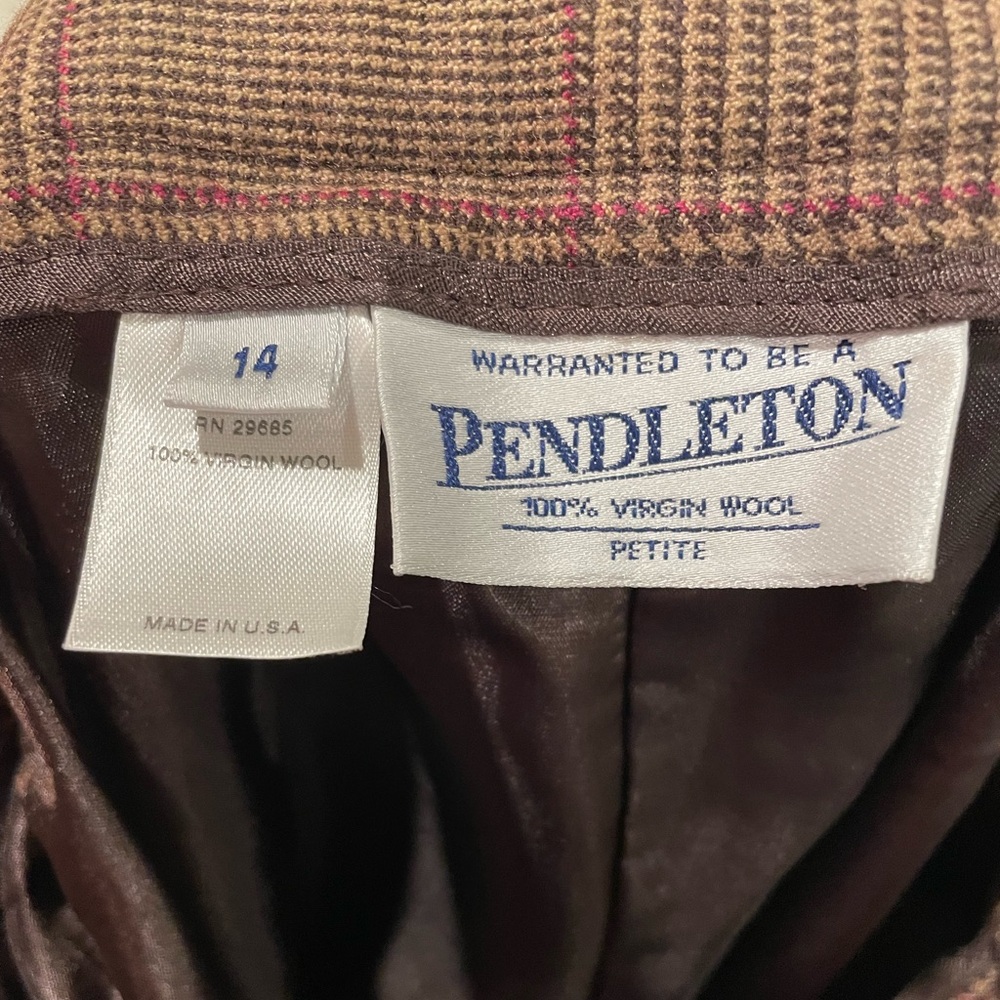 Pendleton Wool Pants Woman’s 14p - image 3